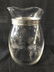 Vintage Glass Pitcher W Pewter Handle - 5