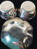 Set 3 Hammered Bowls And Plate - 4