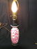 Pink & White Asian Porcelain Table Lamp - 2