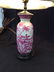 Pink & White Asian Porcelain Table Lamp - 6