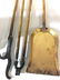 Vintage Brass tnd Fireplace Tools Kit, 5 pcs - 8