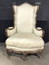 Pair Antique Victorian Style Wingback Chairs - 2