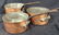 Collectibles Set 3 Villedieu Copper Iron Pots