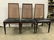 Signed Set 3 Mid Century Modern Wood Side Chairs - 2