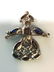 Vintage Arts & Crafts Rhinestone Figural Brooch - 3
