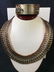 Jewelry Set TAXCO TriColor Woven Metal Link, 2 pc - 2