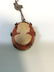 Vntg. Victorian Cameo Pendant Necklace, Sterling - 3