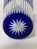 Bohemian Cobalt Blue Crystal Vase - 7