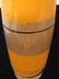 SIGNED Modernist Orange Art Glass Vase - 8
