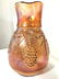 Vintage Orange Toned Carnival Glass Pitcher - 2