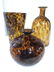 Lot 3 TWOS COMPANY Matching Art Glass Vases - 2