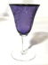Set 21 Amethyst Toned Frosted Bohemian Glasses - 6