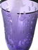 Set 21 Amethyst Toned Frosted Bohemian Glasses - 8