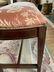 Antique English Silk Upholstered Bench - 10