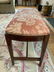 Antique English Silk Upholstered Bench - 4
