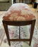 Antique English Silk Upholstered Bench - 5
