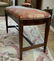 Antique English Silk Upholstered Bench - 7