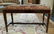Antique English Silk Upholstered Bench - 8