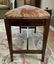 Antique English Silk Upholstered Bench - 9