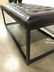 PERMAISURI CO LTD. Tufted Leather Metal Bench - 8