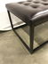 PERMAISURI CO LTD. Tufted Leather Metal Bench - 9