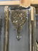 Oversized Vintage Painted Carved Wood Mirror - 6