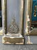 Oversized Vintage Painted Carved Wood Mirror - 8