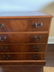 4 Drawer Mahogany 2 Tone Chest - 4
