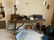 Antique Oak Trestle Style Desk Table - 13