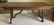 Antique Oak Trestle Style Desk Table