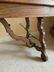 Antique Oak Trestle Style Desk Table - 5