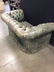 Vintage Leather Tufted Chesterfield Sofa - 12