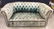Vintage Leather Tufted Chesterfield Sofa