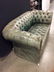 Vintage Leather Tufted Chesterfield Sofa - 3