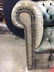 Vintage Leather Tufted Chesterfield Sofa - 7