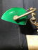Double Shade Marble Base Bankers Lamp - 11