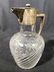 Frosted Glass Pitcher W Metal Spout & Handle - 4