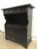 BALLARD DESIGN Black tnd Wood Cabinet Side Table - 2