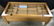 Vintage Wooden Display Case Table