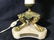Pair of Lion Footed Brass & Marble Lamps - 4