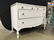 White Toned Vintage Wooden Dresser - 2