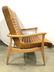 SHERRILL FURNITURE CO Leather MCM Armchair - 4