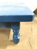 Vintage Blue Carved Wooden Coffee Table - 8