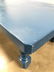 Vintage Blue Carved Wooden Coffee Table - 9