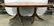 Vintage Double Pedestal Wooden Dining Table