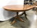 Vintage Double Pedestal Wooden Dining Table - 4