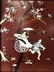 Asian Wood Panel W Mother Of Pearl Inlay - 3