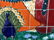 Mid Century Modern Framed Painted Tile Art - 5