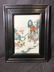 Hand Painted Framed Chinese Porcelain Tile - 2