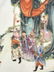 Hand Painted Framed Chinese Porcelain Tile - 8